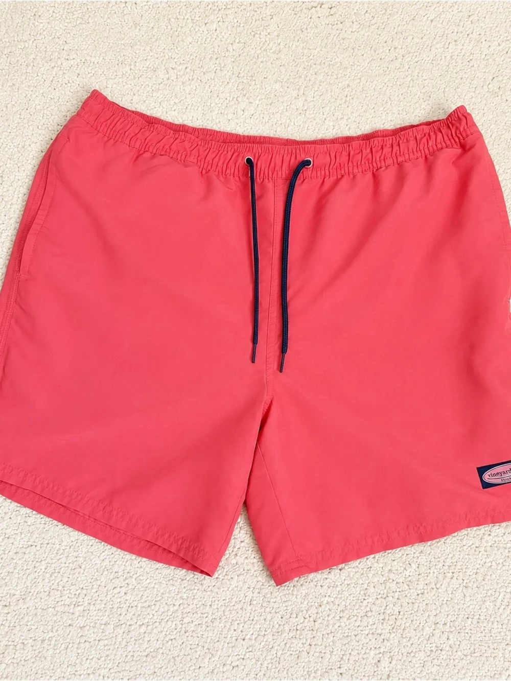 Vineyard Vines Coral Swim Trunks Board Shorts Mesh Lined Men’s Large